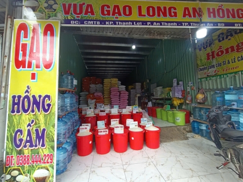 Vựa Gạo Long An Hồng Gấm